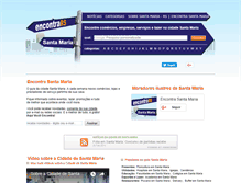 Tablet Screenshot of encontrasantamaria.com.br